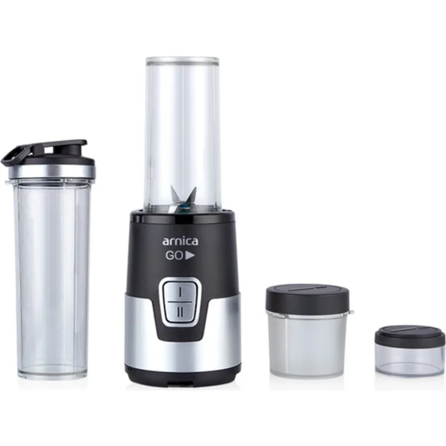 Yeşil Kişisel Smoothie Blender Inox - Hafif ve Pratik Kullanım - Ahşap