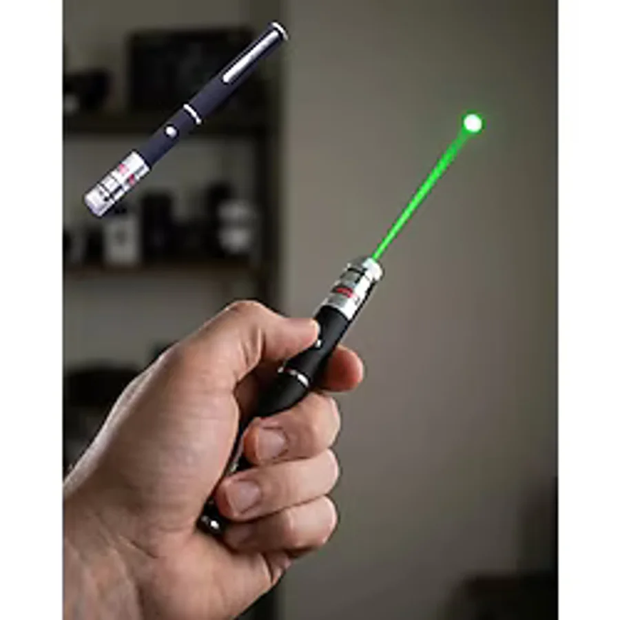 Yeşil Lazer Pointer Güçlü Işın Uzun Menzil ve Kompakt Tasarım