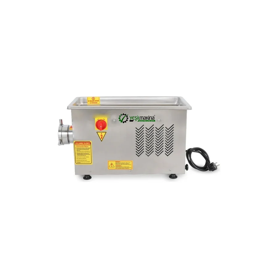 Yeşil Makine Profesyonel Et Kıyma Makinesi 12 No 0.75 Hp Döküm Şanzımanlı