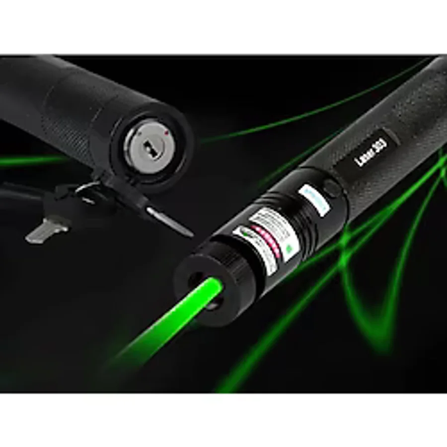 Yeşil Şarjlı Lazer Pointer 5000mw Yakıcı K0 Yeşil