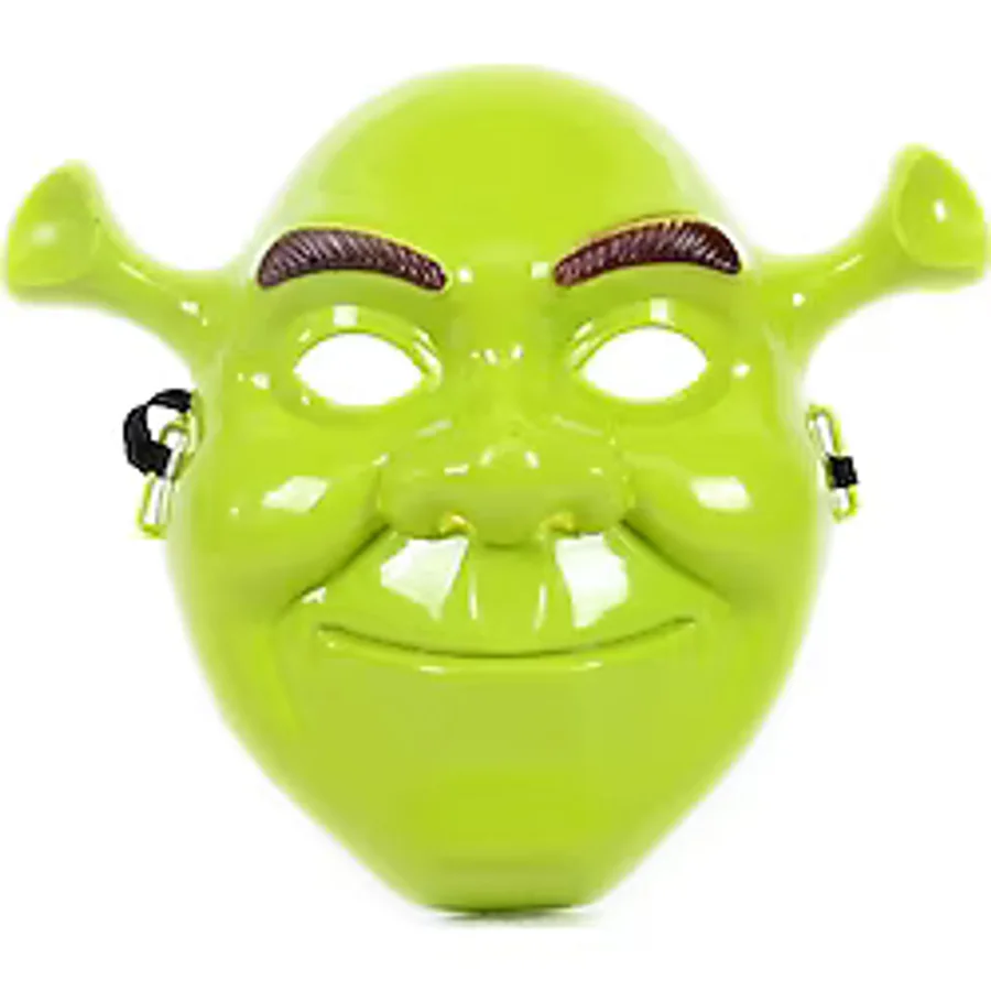 Yeşil Shrek Maskesi 21X25 Cm