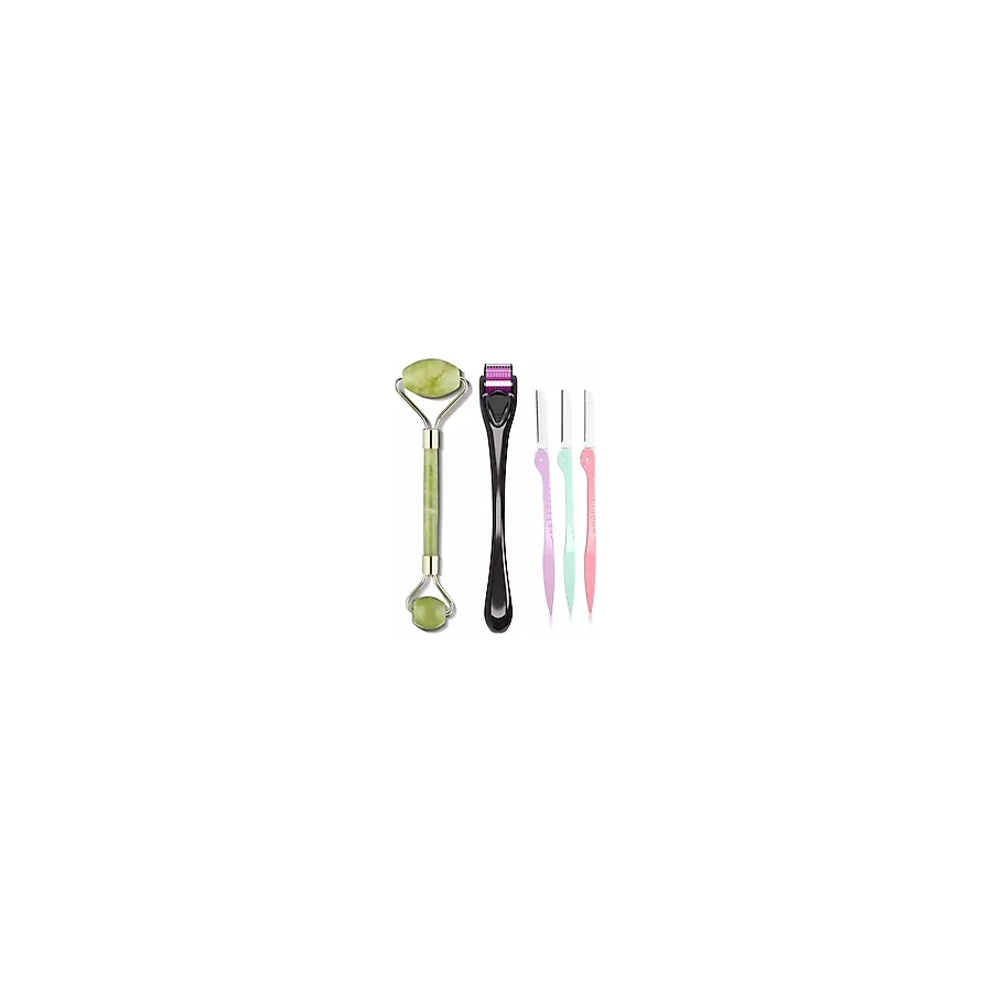 Yeşim Taşı + Dermaroller 0,5 Mm + 3'lü Kaş Usturası