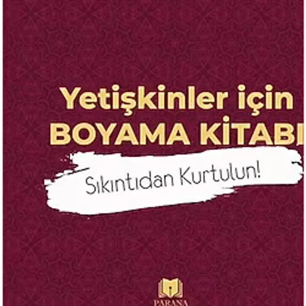 Yetişkinler için Boyama Kitabı-Mandala