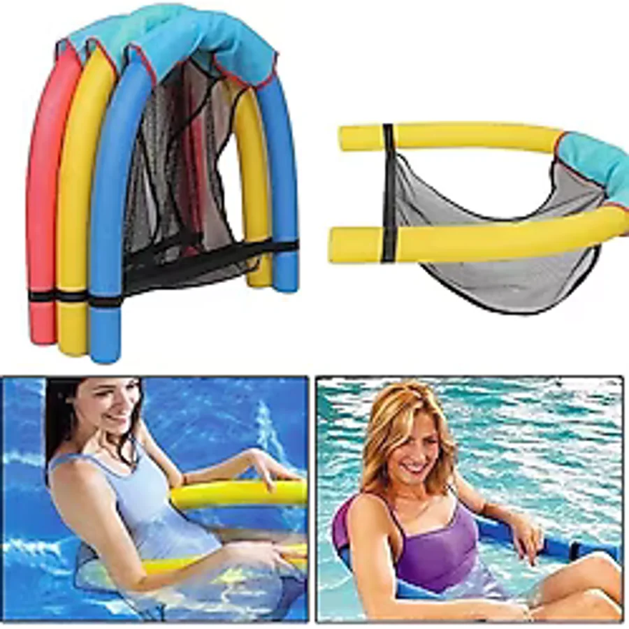 Ygt Ambalaj Swimchair Fileli Deniz Havuz Sandalyesi Koltuğu Mavi