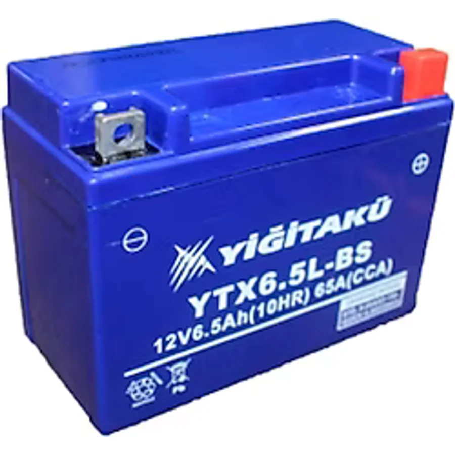 Yiğit Akü YTX6.5L-BS 12V 6.5 Ah Motosiklet Aküsü