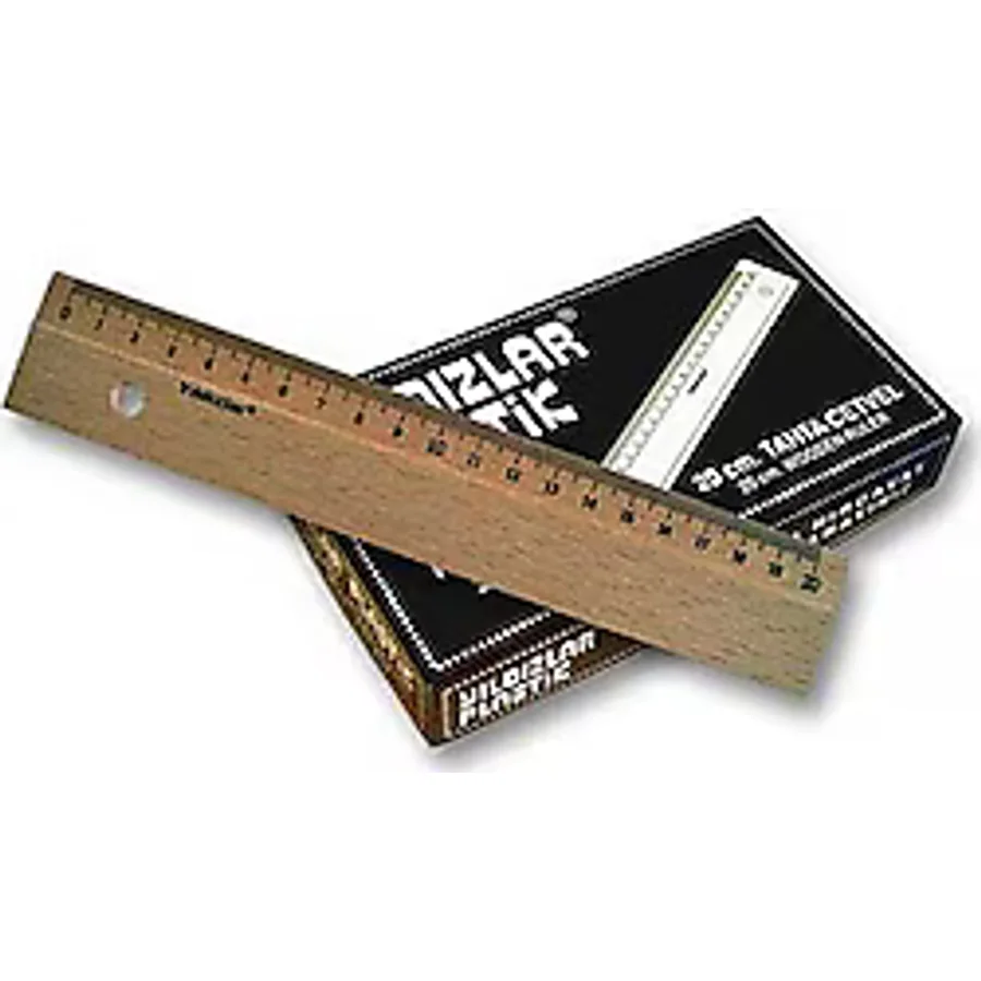 Yıldızlar 090 Standart Tahta 20 cm Cetvel