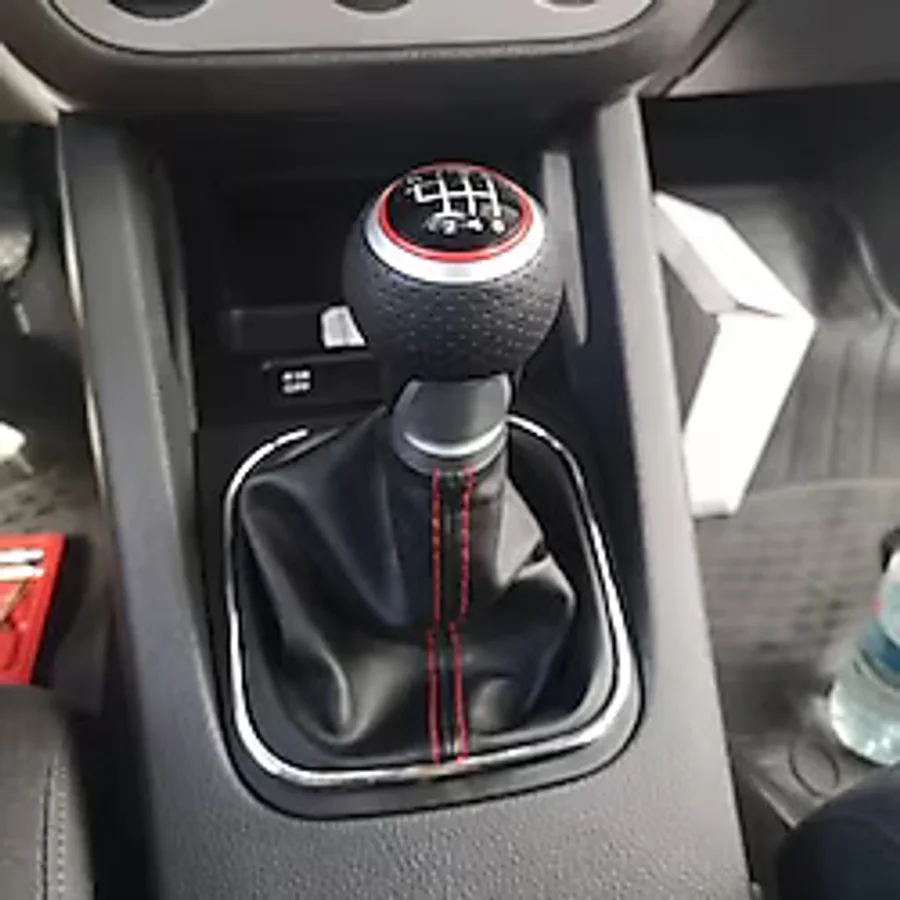 YıldızTuning Jetta Mk5 Kırmızı Dikişli 6 İleri Manuel Spor Vites Topuzu