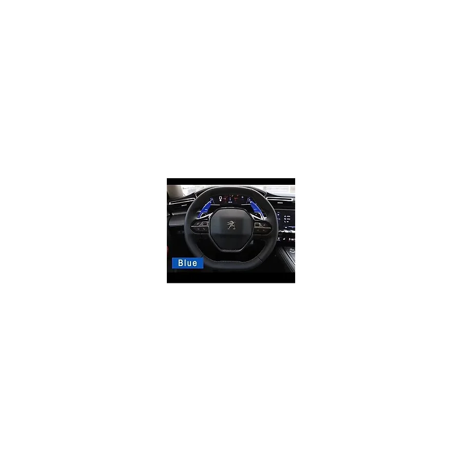 Yıldıztuning Peugeot 5008 F1 Direksiyon Mavi Kulakçık Aksesuar 2017-2024