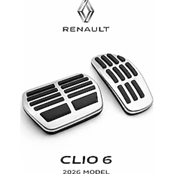 YıldızTuning Renaul Clio 6 2026 Model Otomatik Pedal Seti