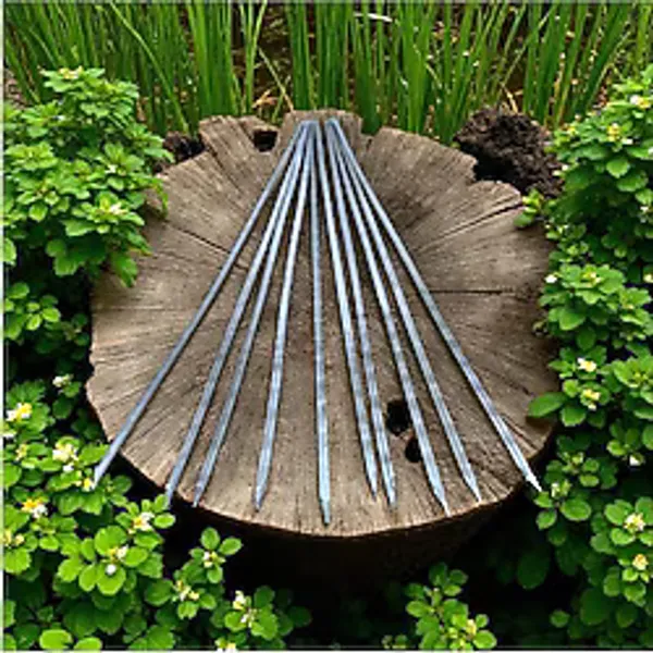 Yılmaz Nargile Ciğer Şişi 15 Adet 55 cm ,et Mangal Yassı Şiş (Uzunluk 55 cm ),mangal Aksesuarı Kebap,ciğer,kuşbaşı