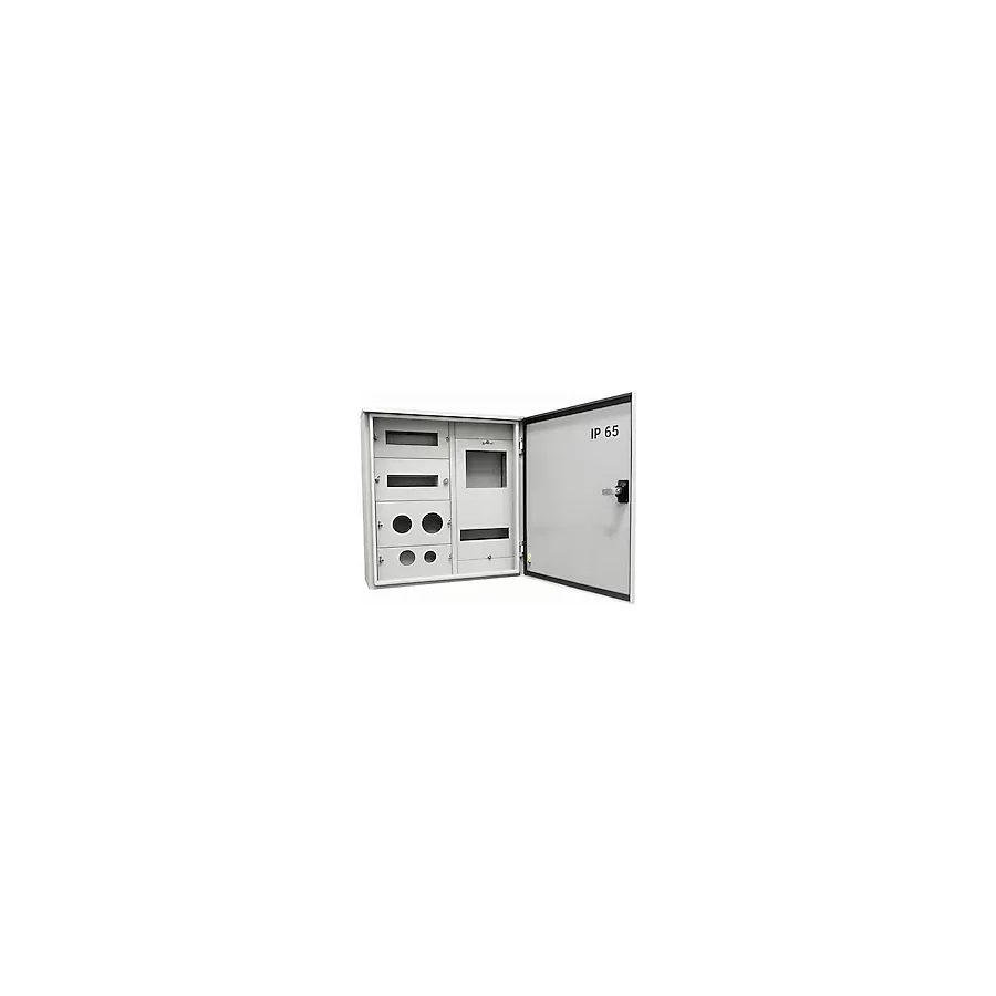 Yılpa Şantiye Elektrik Panosu 1 Trifaze Sayaç IP65 Duvar Tipi Yerli Üretim - 45x45x18