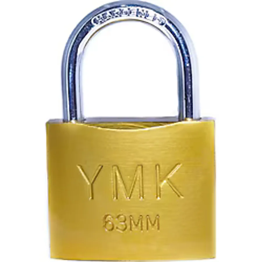Ymk Eko Sarı Boyalı Kısa Kancalı Asma Kilit 63mm
