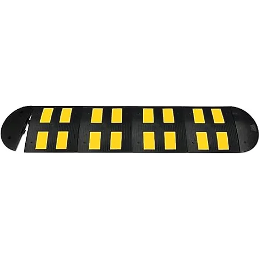 Yol Kasisi Hız Kesici Kasis Kauçuk Şaseli Yol Kasis Kauçuk Otopark Kasisi 2 Metre (50x50 cm)