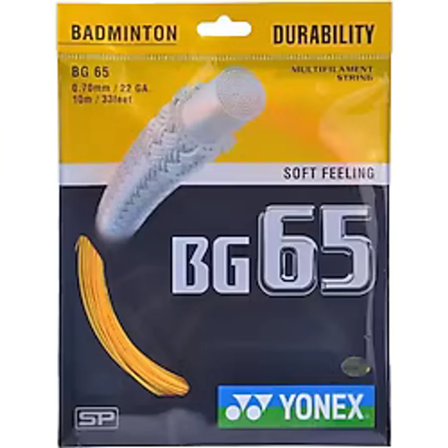 YONEX BG 65 BADMİNTON KORDAJI TURUNCU (10m)