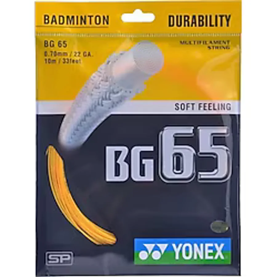 YONEX BG 65 BADMİNTON KORDAJI TURUNCU (10m)