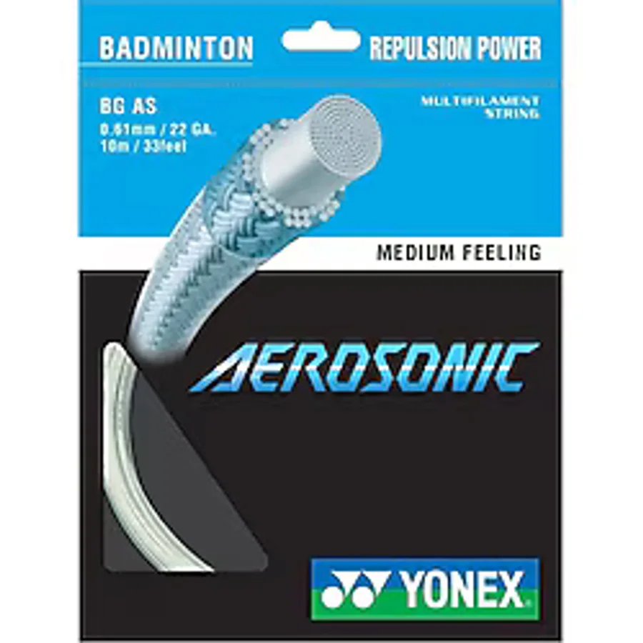 YONEX BG AEROSONIC BADMİNTON KORDAJI BEYAZ (10m)