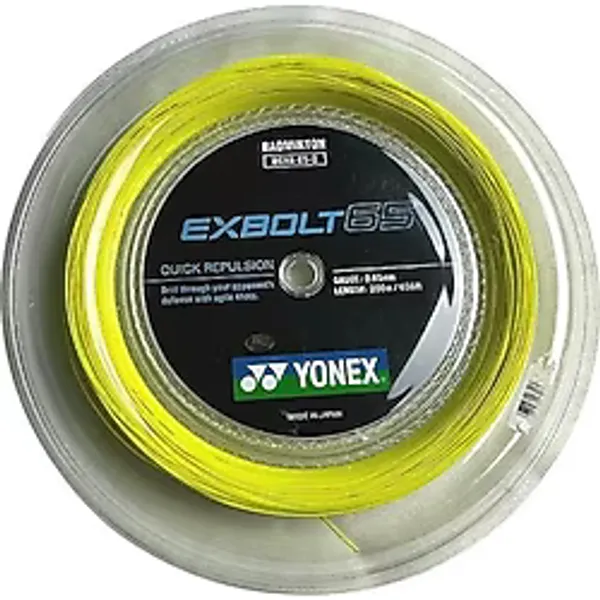 Yonex Exbolt 65 Badminton Kordajı 0.65mm 200 M Siyah