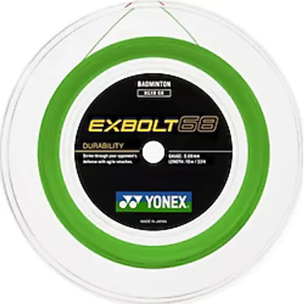 Yonex - Exbolt 68 - 0.68 - 200 M - Lime Yeşili - Badminton Kordajı