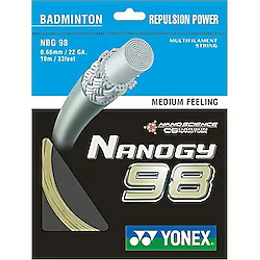 Yonex Nanogy 98 Tekli Badminton Kordajı Altın Rengi