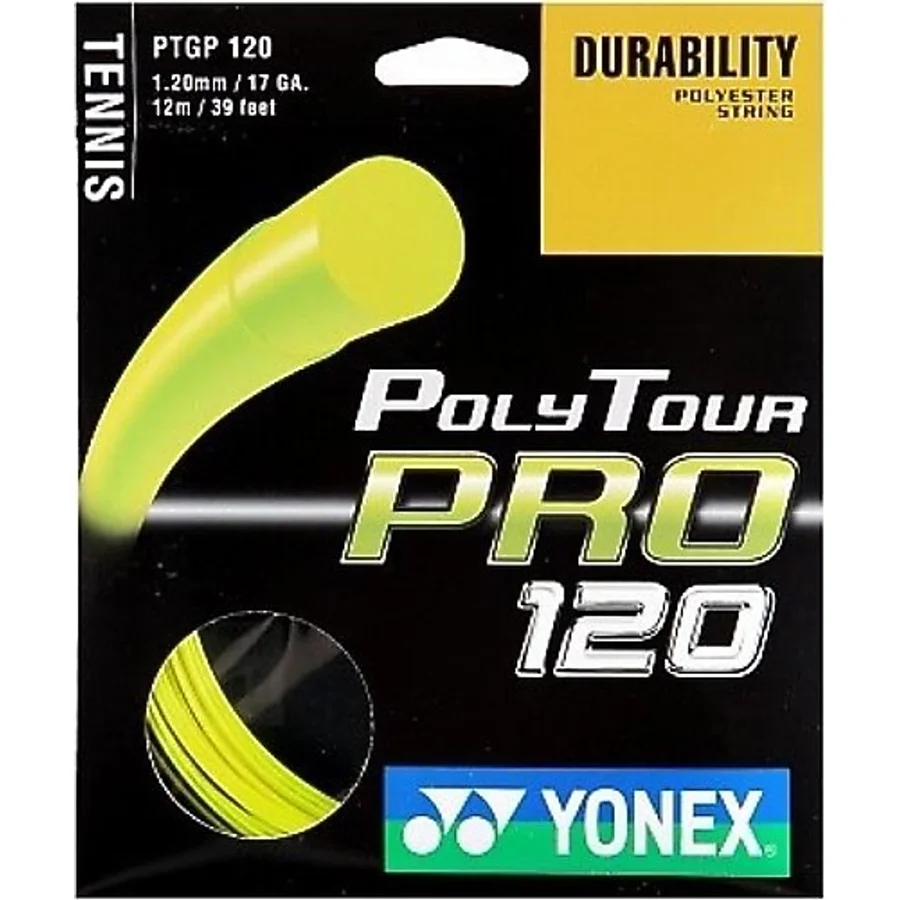 Yonex Poly Tour Pro 120 12m Tenis Kordajı Sarı