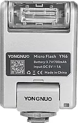Yongnuo YN6 Sony Gümüş Tepe Flaşı