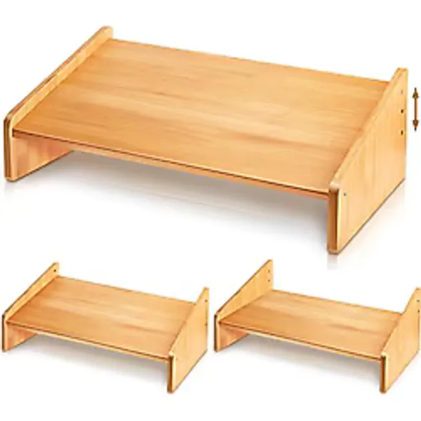 Yookeer Çalışma Masası Altında Çalışma Masası Altında Ayak Dayanağı Ayaklık Ahşap Ayak Taburesi Masa Altı Eğimli Masa Ayak Dayanağı Ergonomik Ayarlanabilir Ofis Ayak Dayama Yeri Ofis Ev için Emzirme A