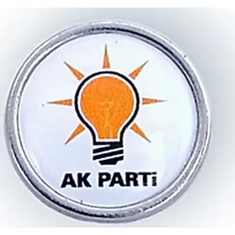 Yörük Tasarım Ak Parti Damla Mineli Yaka Rozeti