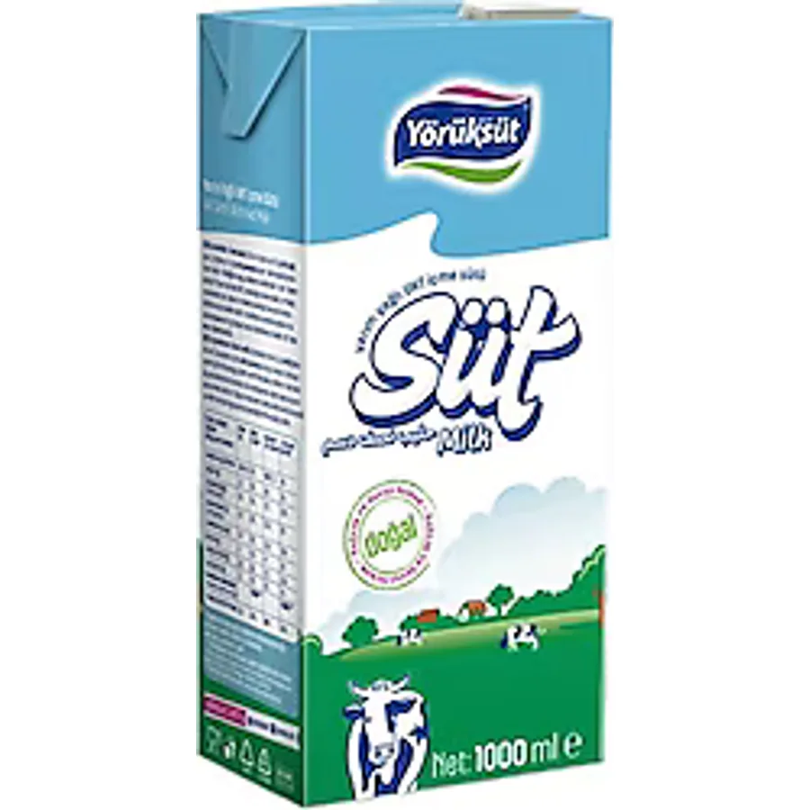 Yörüksüt Yarım Yağlı Süt 1 lt