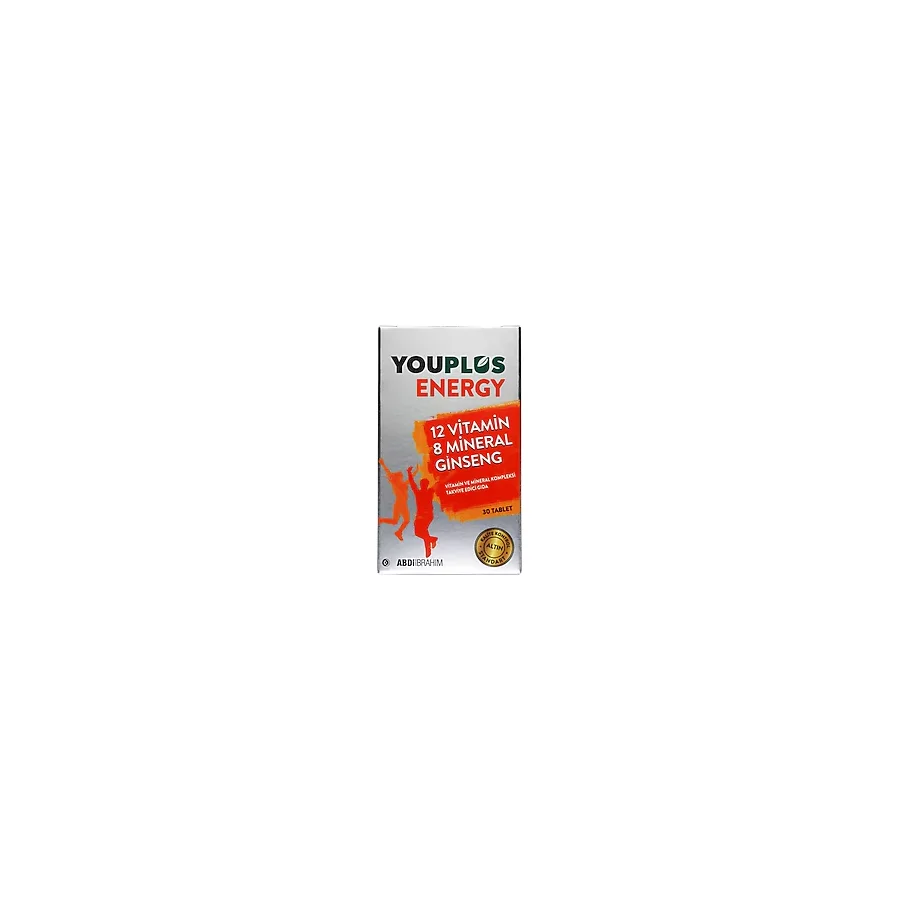 Youplus Energy Vitamin ve Mineral Kompleksi 30 Tablet