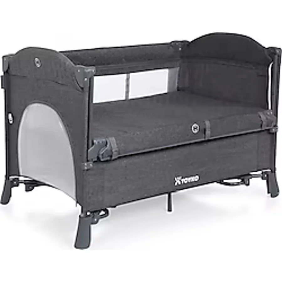 Yoyko Exclusive Comfort 8 in 1 Gri Anne Yanı Park Yatak