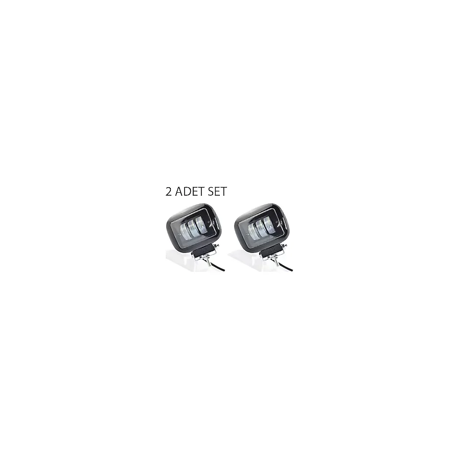 YSGMOTOPARTS Motosiklet/Off Road/Atv/Utv/Traktör/Tekne Led Sis Farı Aydınlatma Seti 2 Adet 30W Güç