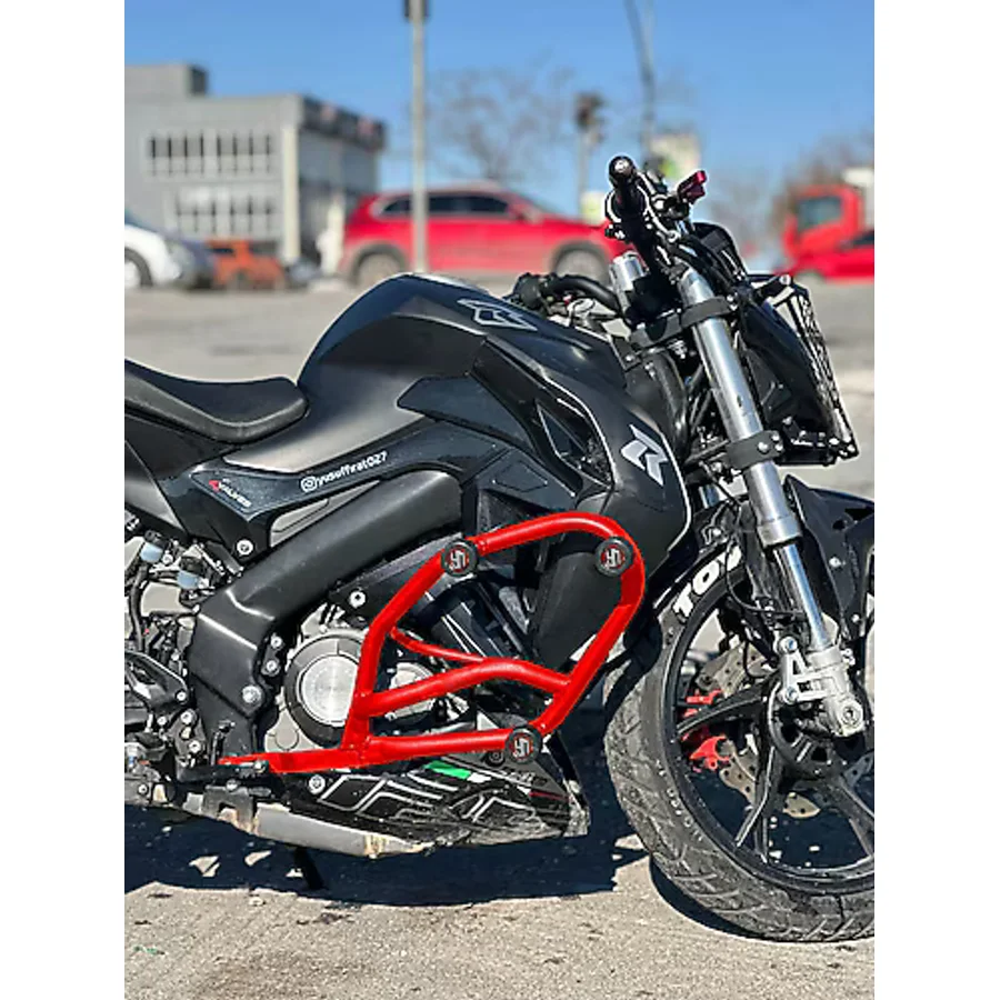 YSN Benelli 125 S Özel Yapım Koruma Demiri 3'li (KIRMIZI)