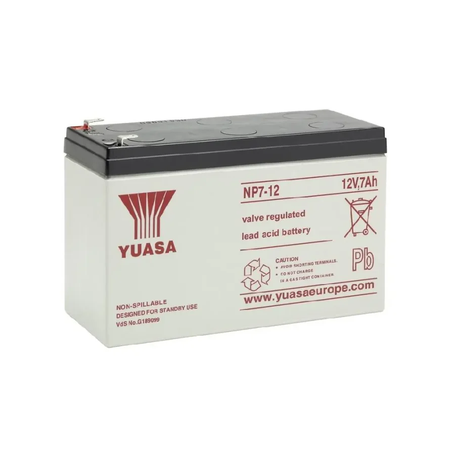 Yuasa NP7-12L 12V 7 Ah Bakımsız Kuru Akü