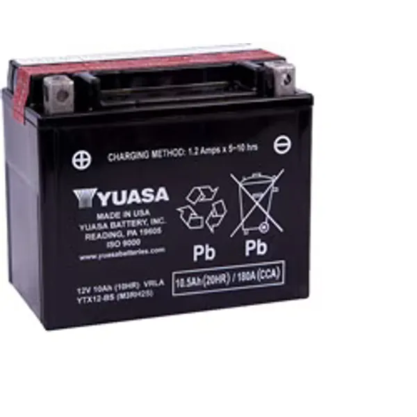 Yuasa YTX12-BS 12 V 10 Ah 180 CCA Motosiklet Aküsü