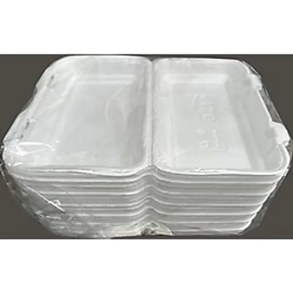 Yücedağ Dağyüce 36/d Tek Kullanımlık Köpük Iskender Kapaklı Kase Kutu - 23.5X15 Cm. - 20 Adetlik 1 Paket