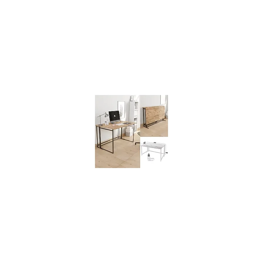 Yüceer Home Work Pro Ekstra Büyük Çalışma Masası Çizim Masası Bilgisayar Masası 80 x 120 cm - Çam