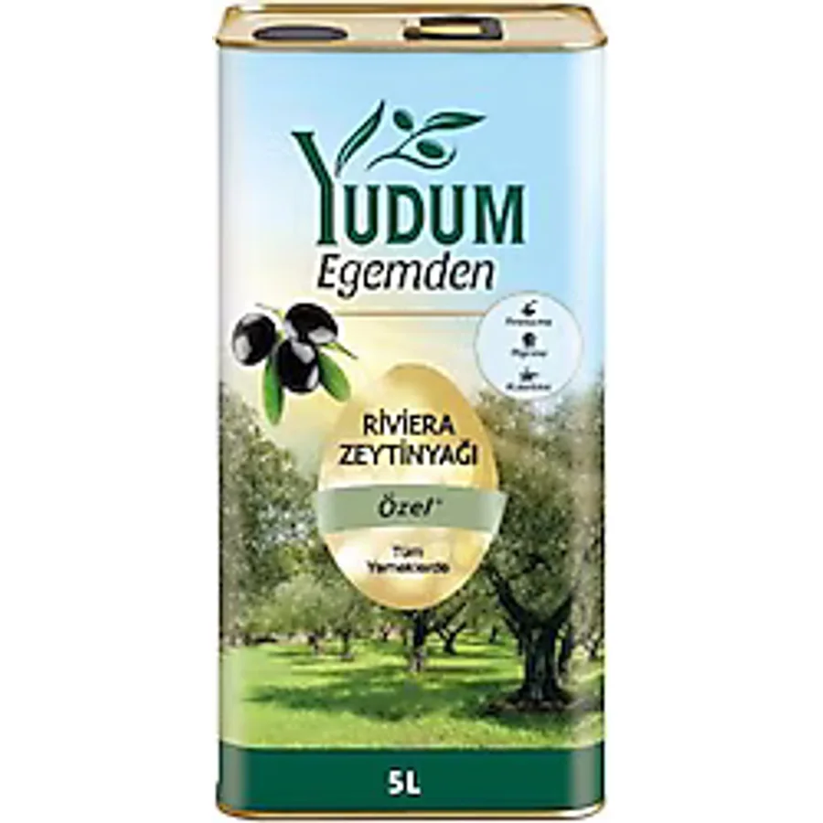 Yudum Egemden Riviera Zeytinyağı 5 lt