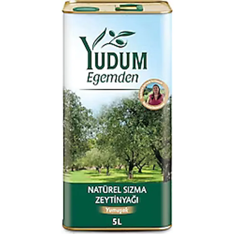 Yudum Egemden Yumuşak Lezzet Natürel Sızma Zeytinyağı 5 lt