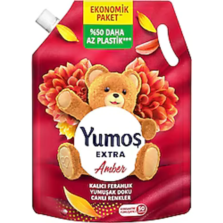 Yumoş Extra Amber Yumuşatıcı 50 Yıkama 1.2 lt