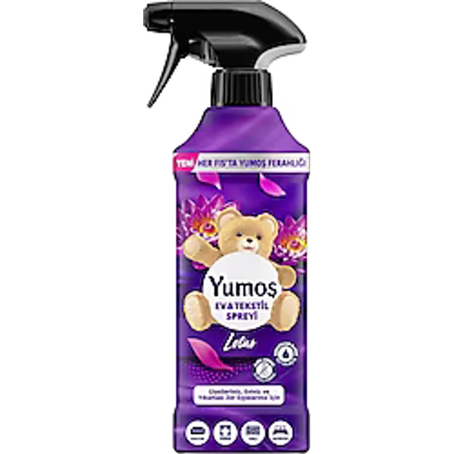 Yumoş Lotus Yıkaması Zor Eşyalar için Sprey 450 ml
