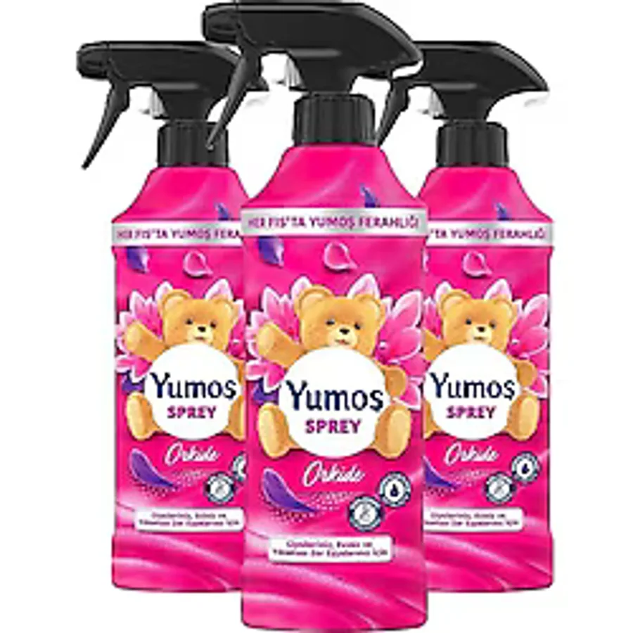 Yumoş Orkide Yıkaması Zor Eşyalar için Sprey 450 ml 3'lü