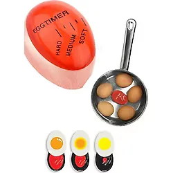 Yumurta Zamanlayıcı Kıvamında Yumurta Yapma Isı Göstergesi Egg Timer