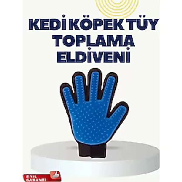 Yumuşak Silikonlu Kedi Ve Köpek Tüy Toplama Eldiveni - Etkili Tüy Dökülme Önleyici