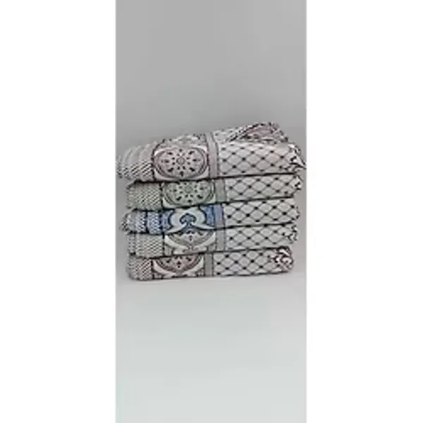 Yumuşak Simli Seccade Karışık Renk 10 Adet