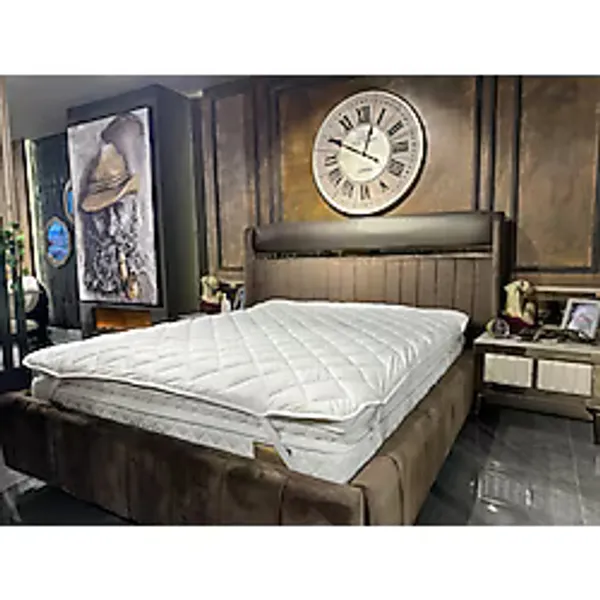 Yüncü Hanım Merinos Kuzu Yünü 160X200 Çift Kişilik Yatak Pedi (%100 Merinos Kuzu Yünü)