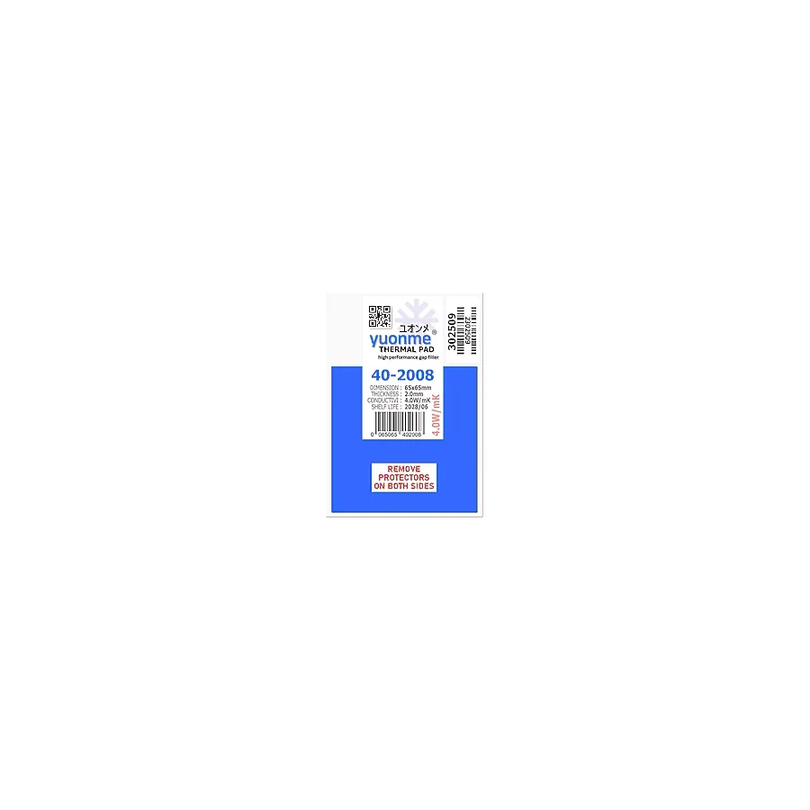 Yuonme Termal Ped / Thermal Pad 2.0mm 4.0W/MK 65X65MM 40-2038