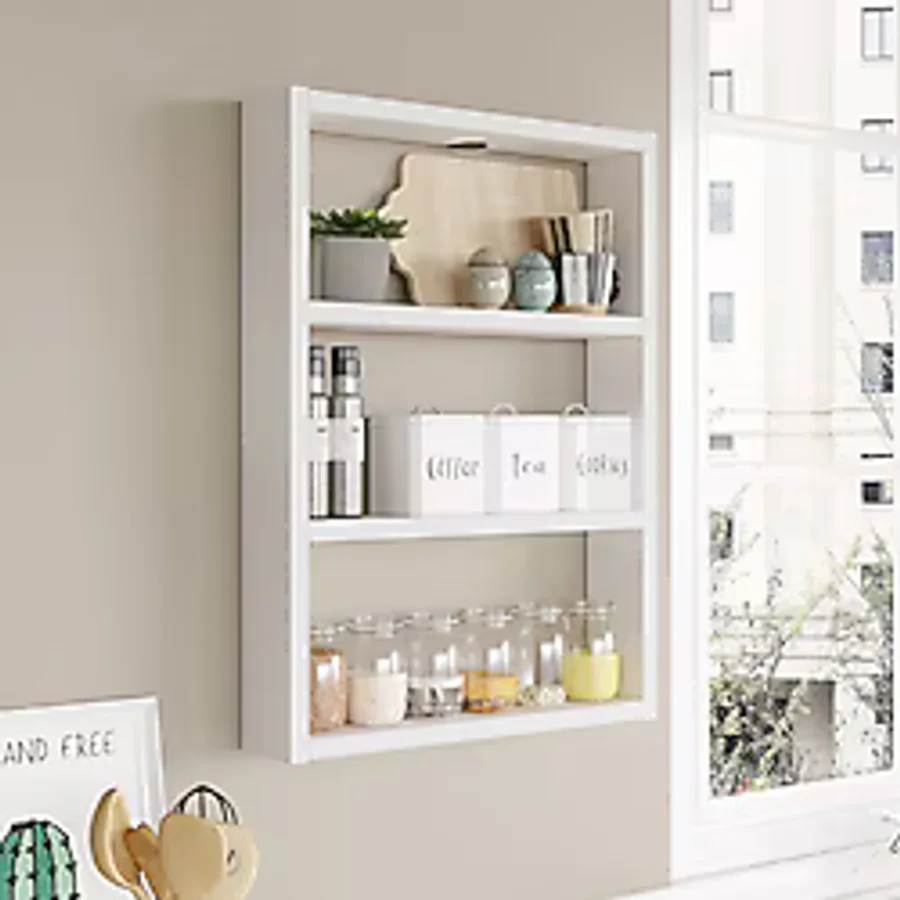Yurudesign Pera 3'lü Duvar Mutfak Banyo Rafı PR1