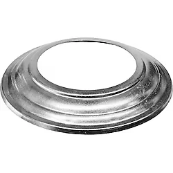 Yuvarlak Galvanizli Gri Soba Boru Aynası Çemberi Halkası Kapağı 13x23Cm