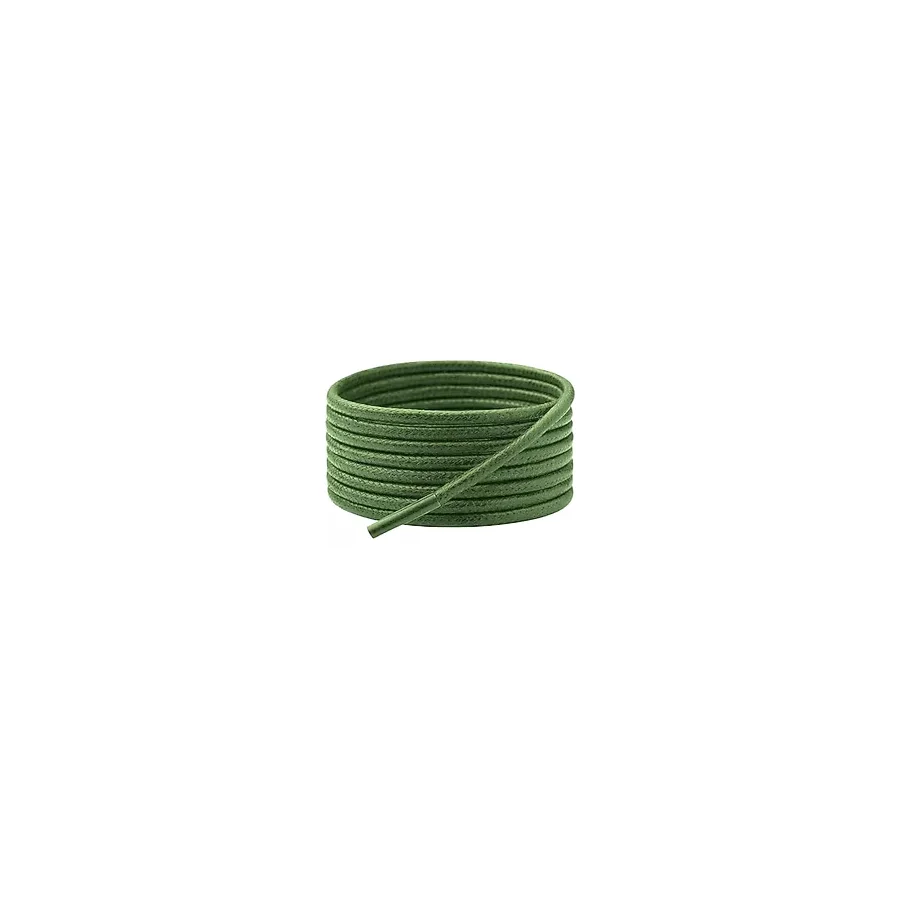 Yuvarlak Mumlu Ayakkabı Bağcığı, Casual, Bot, Klasik ve Spor Ayakkabılar İçin Bağcık, 1 Çift (Yeşil, 70 cm)