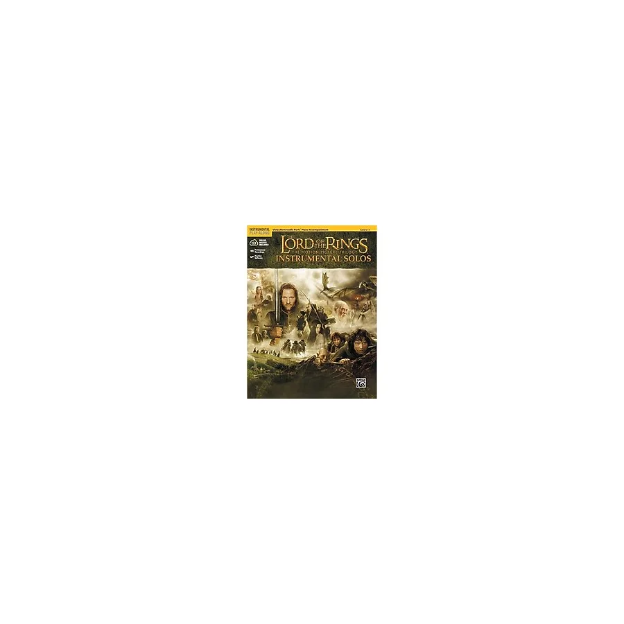Yuzuklerin Efendisi Yayli Calgilar İçin Enstrumantal Sololar: Viyola (Piyano Acc. Ile), Kitap ve CD